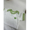 Котоновий бодік на короткий рукав "Green"