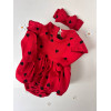 Бавовняний бодік для дівчинки «Heart Baby Red»