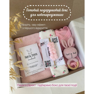 Подарунковий набір для новонародженої дівчинки "Ніжність Baby Box"