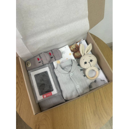 Подарунковий набір для новонародженого "Зайчик Baby Box"