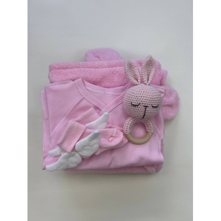 Подарунковий бокс для новонародженої дівчинки “Pink Bunny”