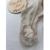 Бавовняний чоловічок на замочку для новонародженого «Soft Beige Dots»
