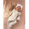 Бавовняний чоловічок на замочку для новонародженого «Soft Beige Dots»