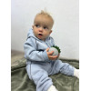 Утеплений костюм для новонародженого "Блакитний"