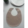 Нагрудник мусліновий непромокаючий "Beige Basic" | 0–1 рік