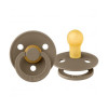 Пустушка BIBS Colour кругла Dark Oak — розмір 2 (6–18 міс)