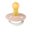 Пустушка BIBS Colour Latex Round (кругла) Blush GLOW (світиться в темряві) - розмір 1 (0-6 міс)