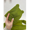 Ромпер з тринитки з начісом для новонародженого «Soft Green Cozy»