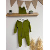 Ромпер з тринитки з начісом для новонародженого «Soft Green Cozy»