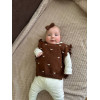 Вʼязана жилетка ручної роботи для малюків «Cozy Mini Love»